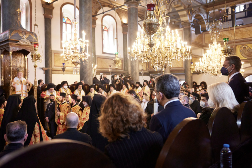 Στο Φανάρι ο Κυριάκος Μητσοτάκης για την Κυριακή της Ορθοδοξίας πριν τη συνάντηση με Ερντογάν