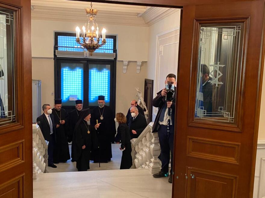 Ο Κυριάκος Μητσοτάκης συνάντησε τον Οικουμενικό Πατριάρχη Βαρθολομαίο