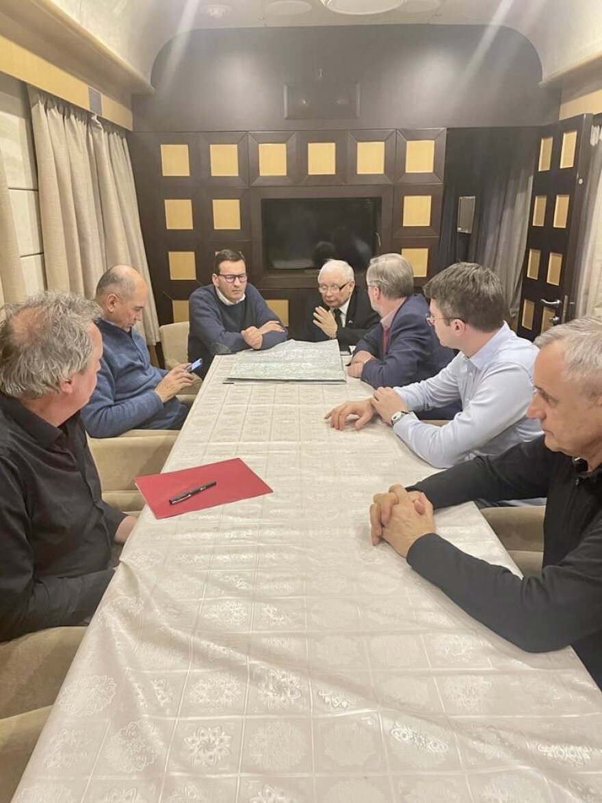 Πόλεμος στην Ουκρανία: Στο Κίεβο οι πρωθυπουργοί της Πολωνίας, της Τσεχίας και της Σλοβενίας