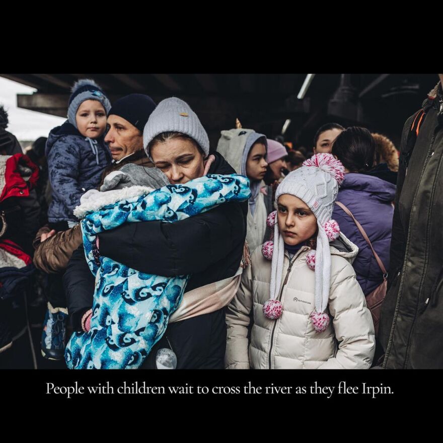 Η Αντζελίνα Τζολί στο πλευρό των Ουκρανών προσφύγων