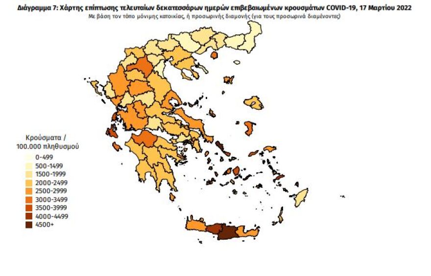 Κορωνοϊός: Στα 24.256 τα νέα κρούσματα, 59 θάνατοι και 348 διασωληνωμένοι