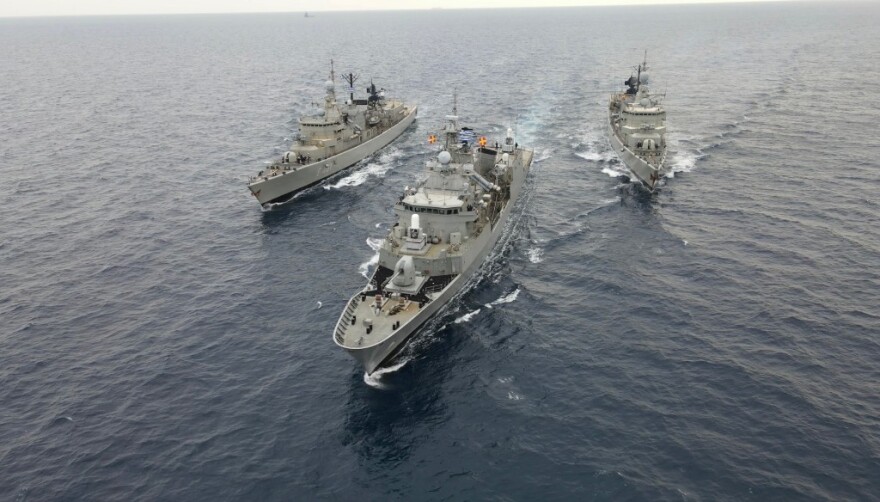 Πολεμικό Ναυτικό: Εντυπωσιακές εικόνες από την επιχειρησιακή άσκηση στο Μυρτώο πέλαγος