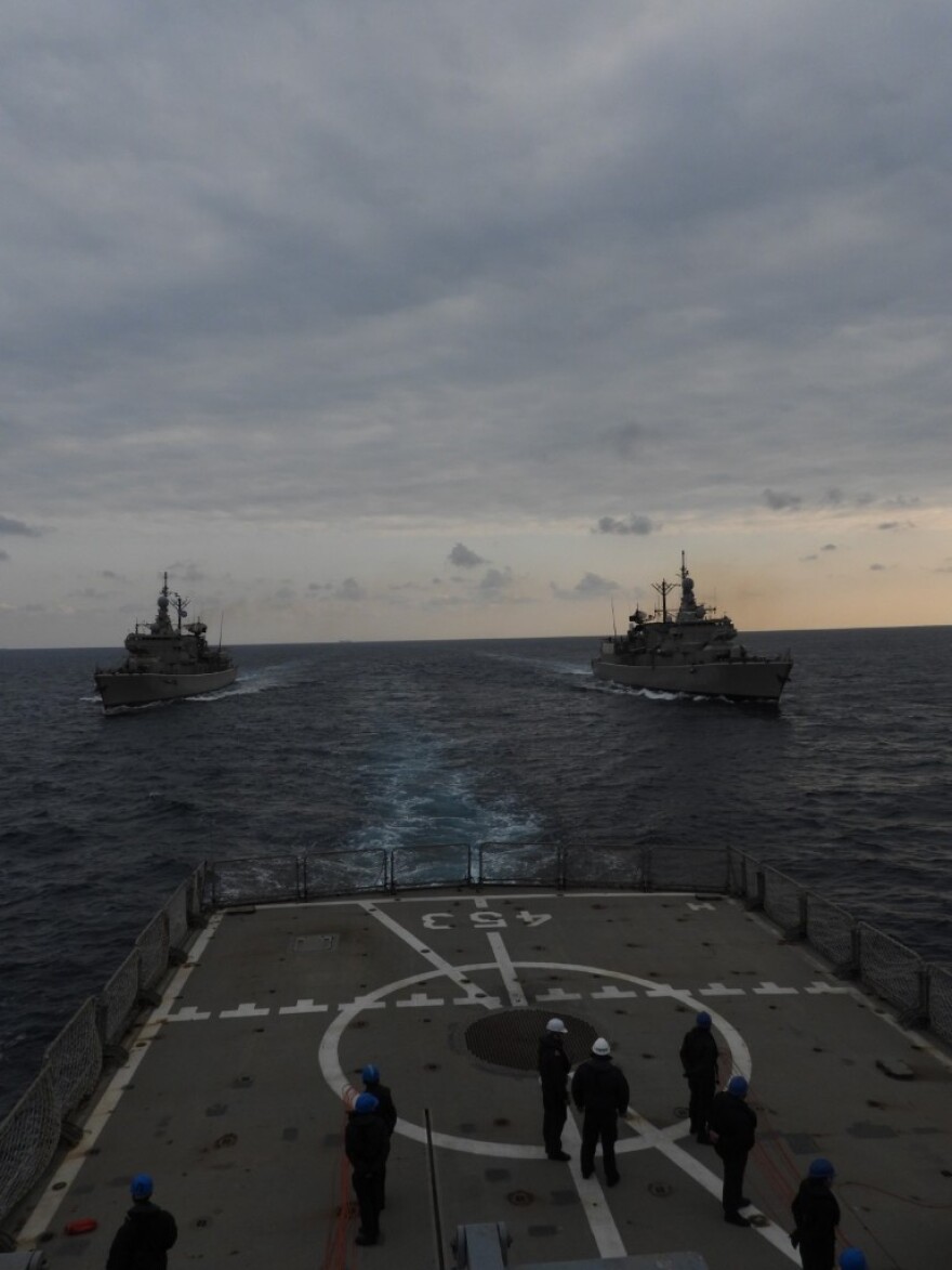 Πολεμικό Ναυτικό: Εντυπωσιακές εικόνες από την επιχειρησιακή άσκηση στο Μυρτώο πέλαγος