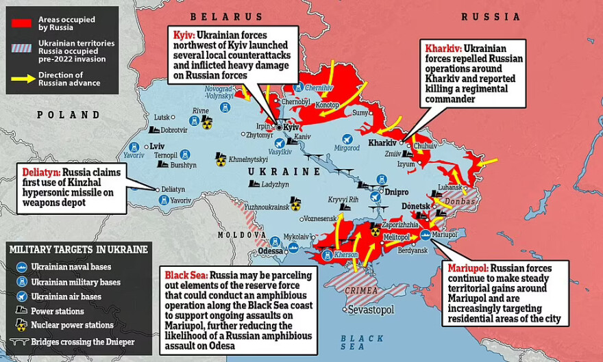 Πόλεμος στην Ουκρανία: Φόβοι για εκατόμβη νεκρών από την αεροπορική επιδρομή σε στρατόπεδο στο Μικολάιφ