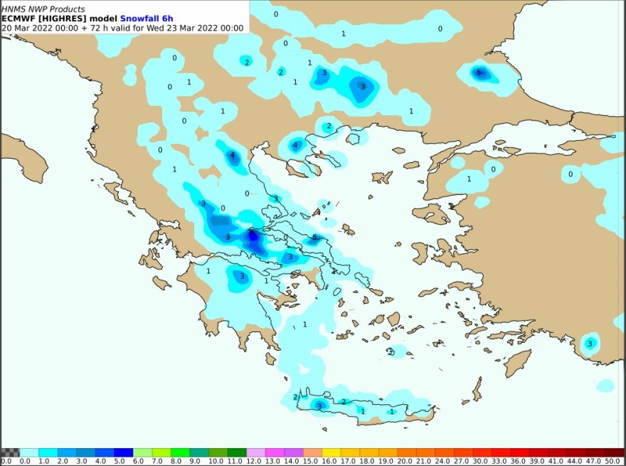 Καιρός - Κακοκαιρία: Έκτακτο δελτίο επιδείνωσης: Στον «πάγο» η χώρα μέχρι την Τετάρτη με πυκνές χιονοπτώσεις