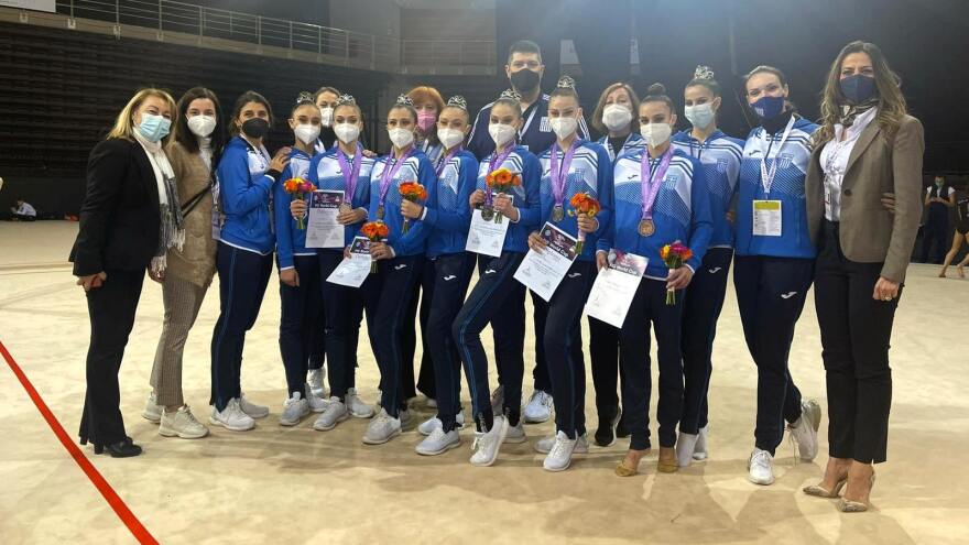 Για πρώτη φορά τρία μετάλλια σε Παγκόσμιο Κύπελλο η ελληνική ρυθμική γυμναστική - Δείτε φωτογραφίες