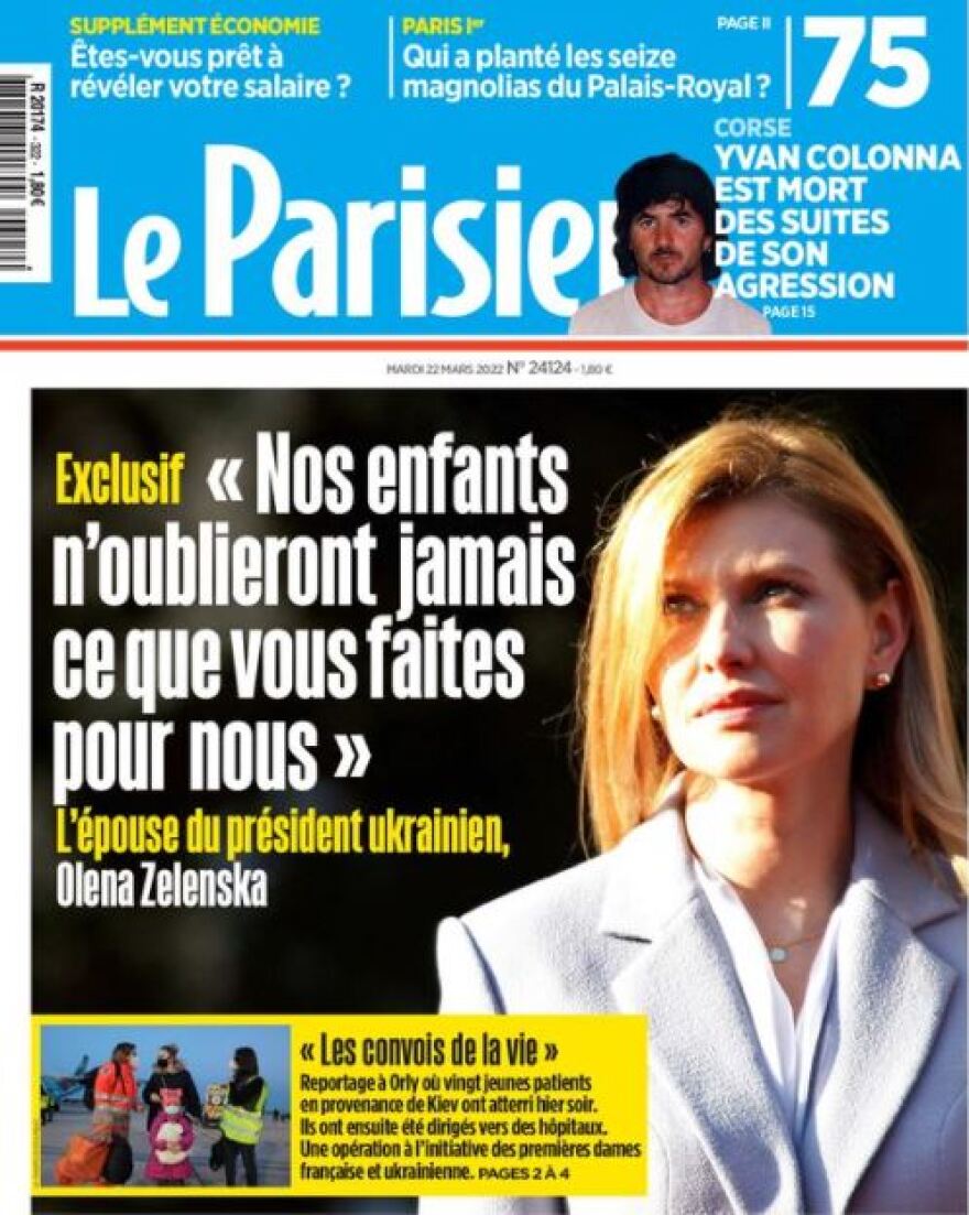 Πόλεμος στην Ουκρανία: «Τα παιδιά μας δεν θα ξεχάσουν αυτό που κάνουν οι Ευρωπαίοι για εμάς», λέει η Ζελένσκα