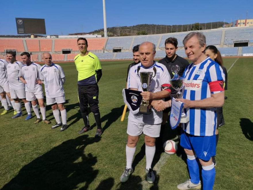 Γκολ κατά της οπαδικής βίας από βετεράνους ποδοσφαιριστές, αστυνομικούς και δημοσιογράφους στη Θεσσαλονίκη