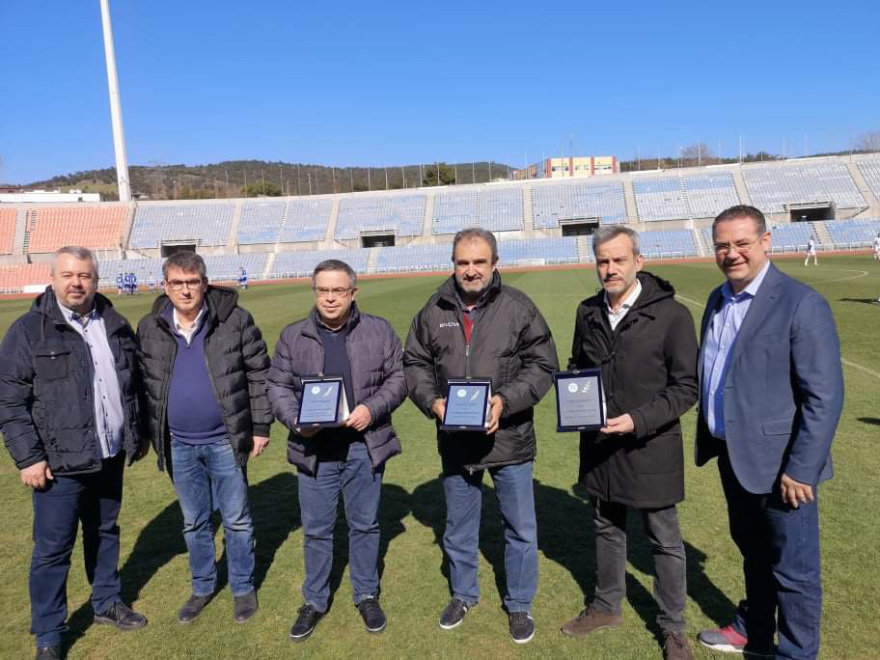 Γκολ κατά της οπαδικής βίας από βετεράνους ποδοσφαιριστές, αστυνομικούς και δημοσιογράφους στη Θεσσαλονίκη