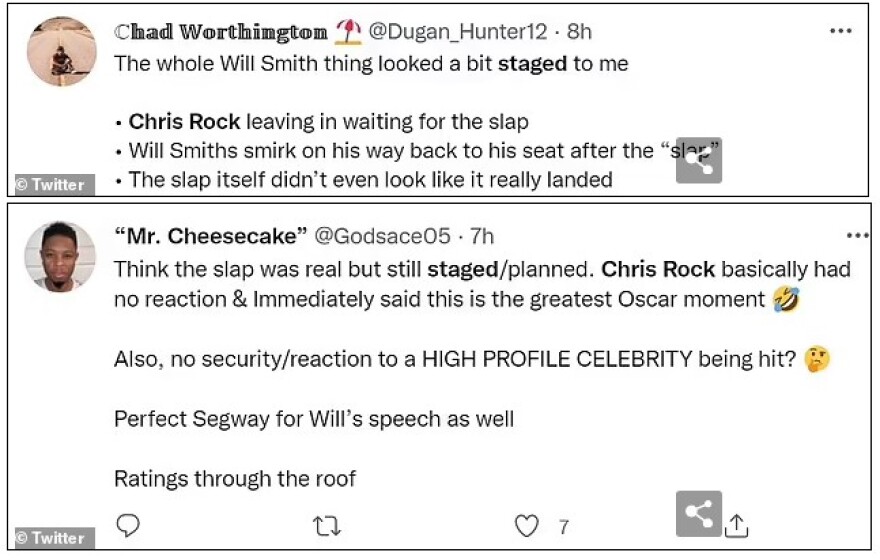 Όσκαρ 2022: «Ήταν ψεύτικο, πρέπει να πληρώθηκαν καλά» - Πολλοί επιμένουν ότι το χαστούκι του Γουίλ Σμιθ στον Κρις Ροκ ήταν «σκηνοθετημένο»