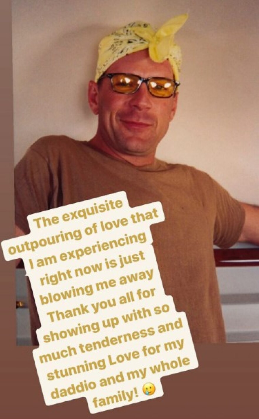 Μπρους Γουίλις: Η συγκινητική δημοσίευση της κόρης του Σκάουτ, μετά την ανακοίνωση για την κατάσταση της υγείας του