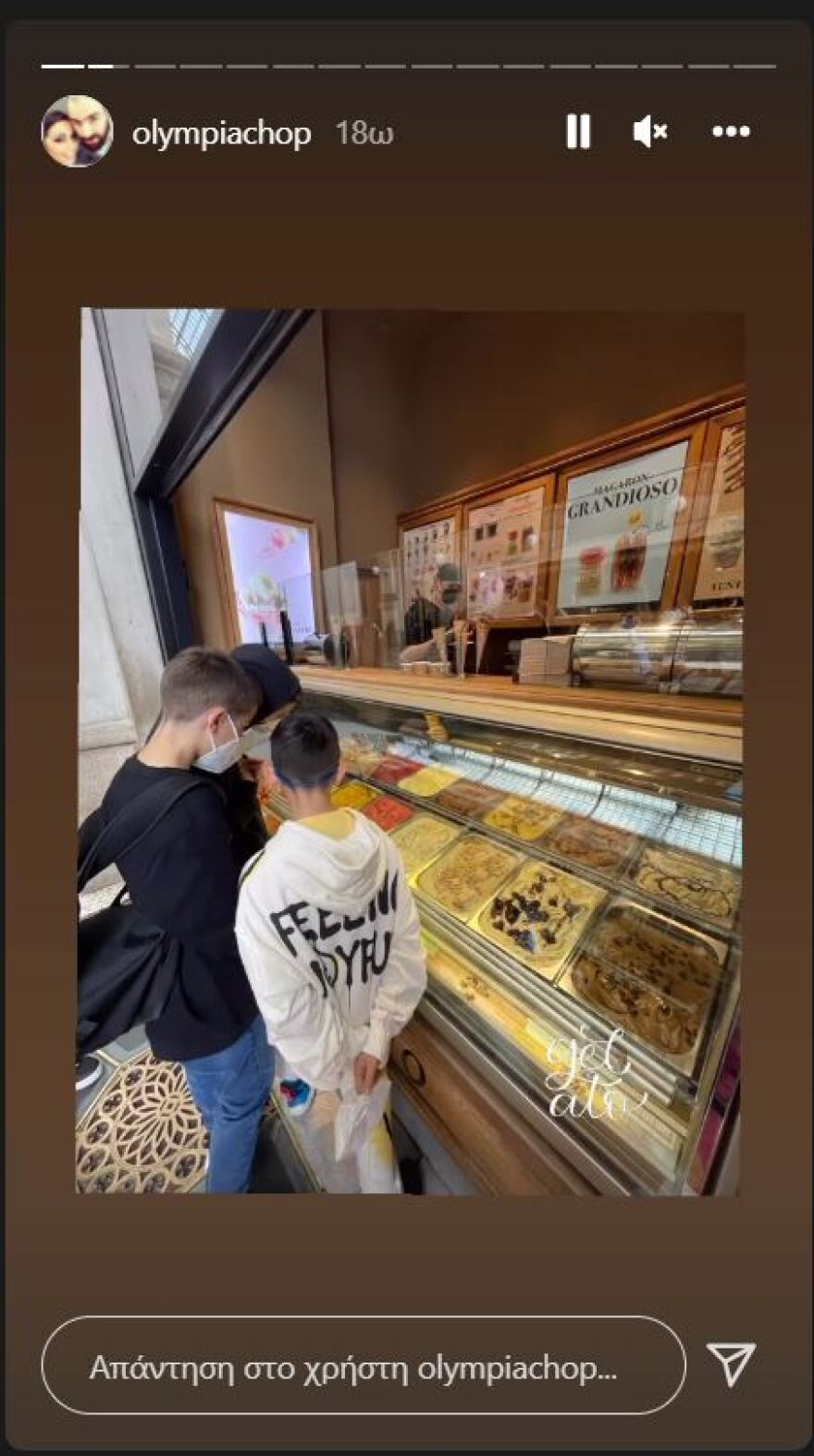 Βασίλης Σπανούλης - Ολυμπία Χοψονίδου: Οικογενειακώς στο Μιλάνο