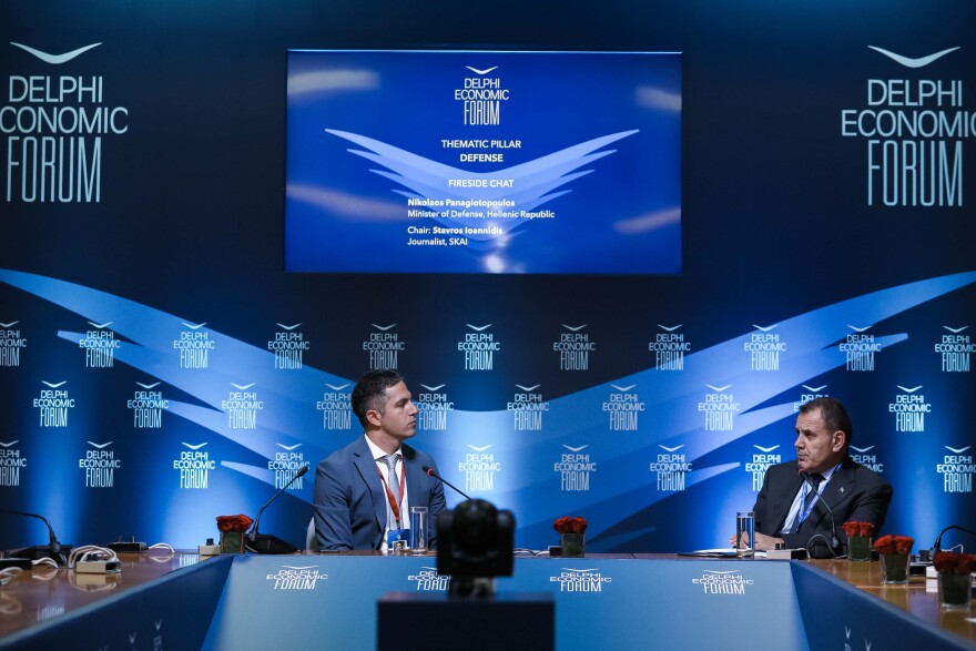 Οικονομικό Φόρουμ των Δελφών - Παναγιωτόπουλος: Δεν είναι η ώρα για «ισαποστακισμούς» στο ουκρανικό 
