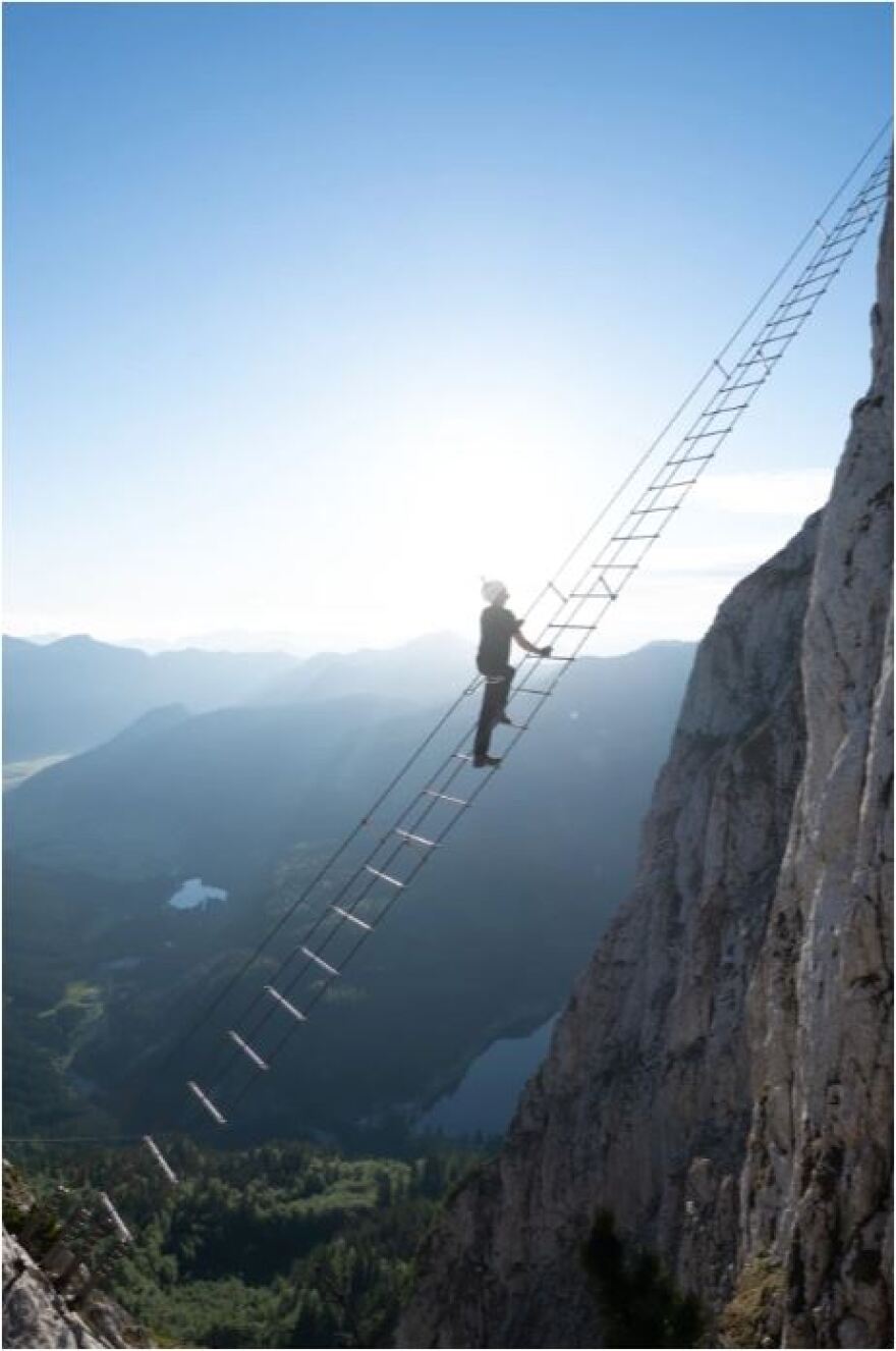 Αυστρία: Η σκάλα που ενώνει δύο βουνά -  Δείτε φωτογραφίες