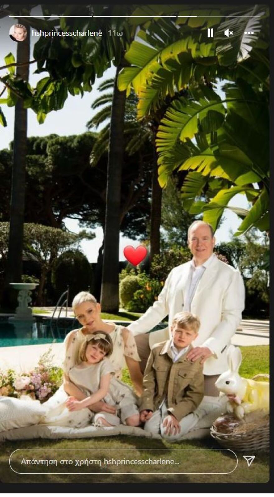 Η πριγκίπισσα Σαρλίν επέστρεψε στο Μονακό και γιόρτασε το Πάσχα με την οικογένειά της