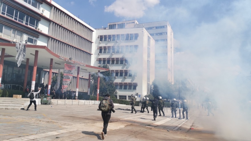 Θεσσαλονίκη: Δύο συλλήψεις για τα σοβαρά επεισόδια στο ΑΠΘ