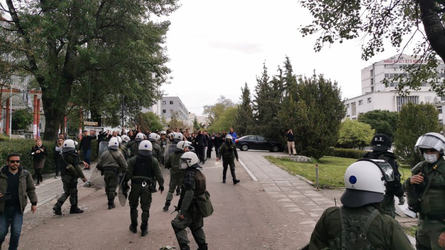 Θεσσαλονίκη: Αποχώρησαν οι αστυνομικές δυνάμεις από το ΑΠΘ