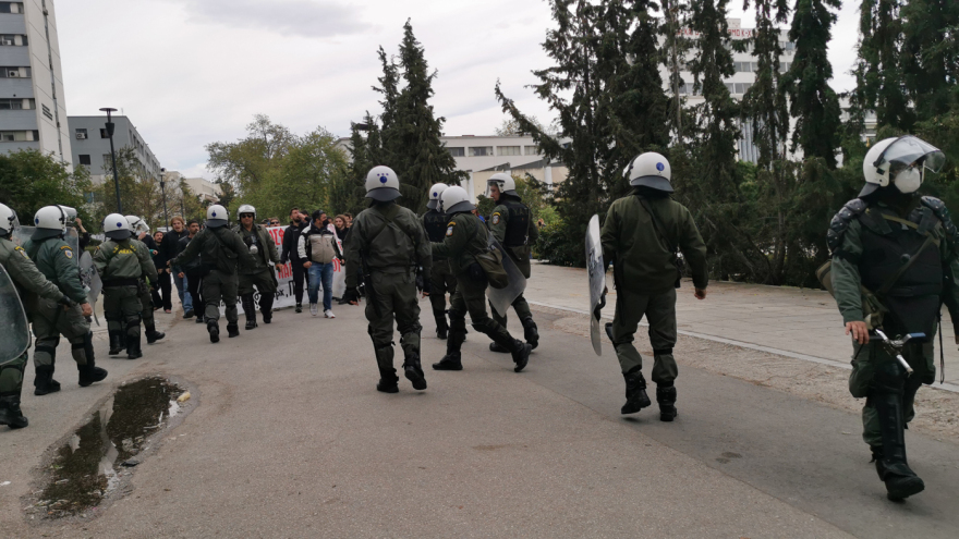 Θεσσαλονίκη: Αποχώρησαν οι αστυνομικές δυνάμεις από το ΑΠΘ