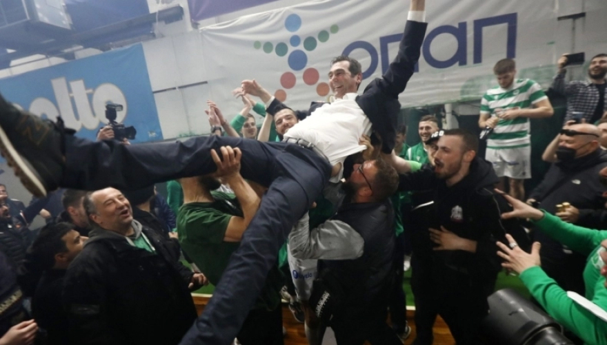 Παναθηναϊκός: Αποθέωση στον «Τάφο του Ινδού» για τους πρωταθλητές