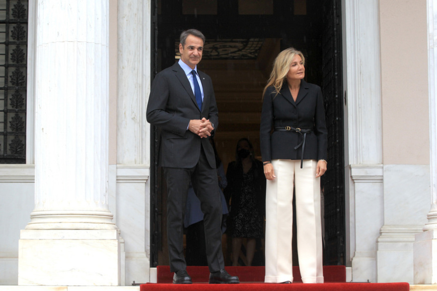 Στο Μέγαρο Μαξίμου το βασιλικό ζεύγος του Βελγίου