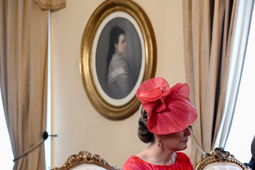 Στο Μέγαρο Μαξίμου το βασιλικό ζεύγος του Βελγίου