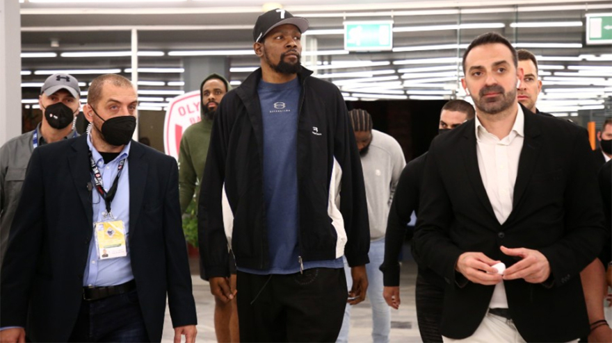 Ολυμπιακός - Μονακό: O Κέβιν Ντουράντ με αποδοκιμασίες στο ΣΕΦ για το Game 5