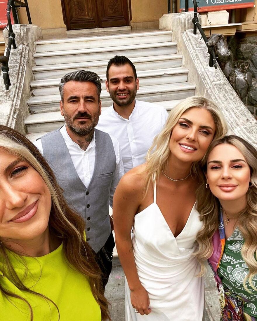 Γιώργος Μαυρίδης: Το φωτογραφικό άλμπουμ του γάμου του με την Κρίστη Καθάργια