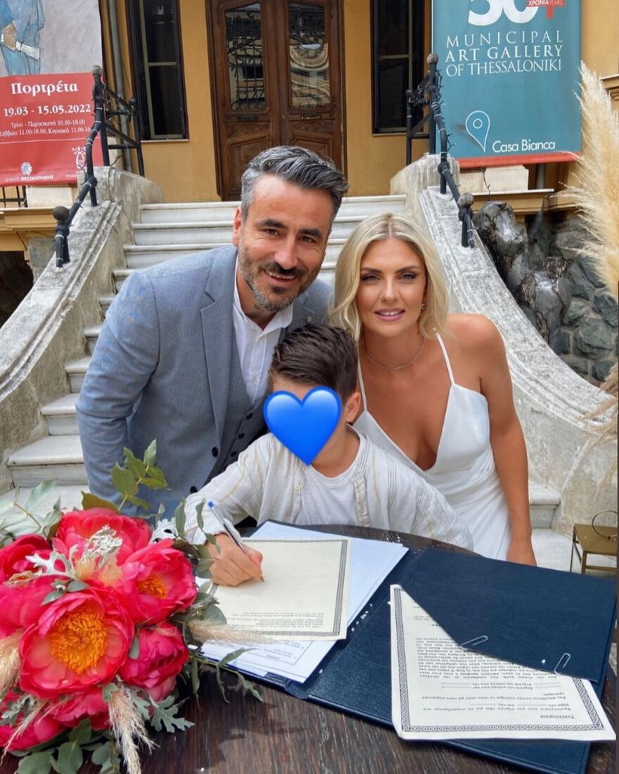 Γιώργος Μαυρίδης: Το φωτογραφικό άλμπουμ του γάμου του με την Κρίστη Καθάργια