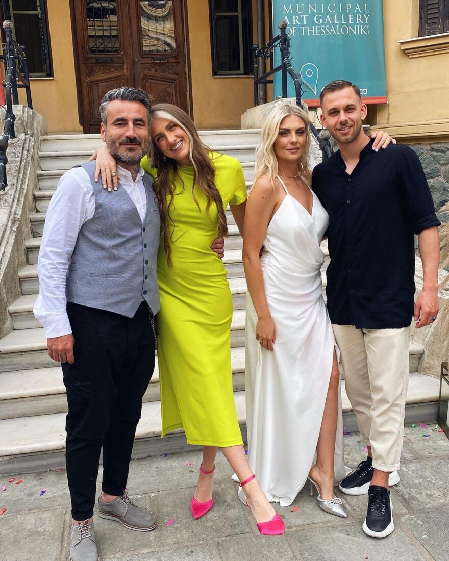 Γιώργος Μαυρίδης: Το φωτογραφικό άλμπουμ του γάμου του με την Κρίστη Καθάργια