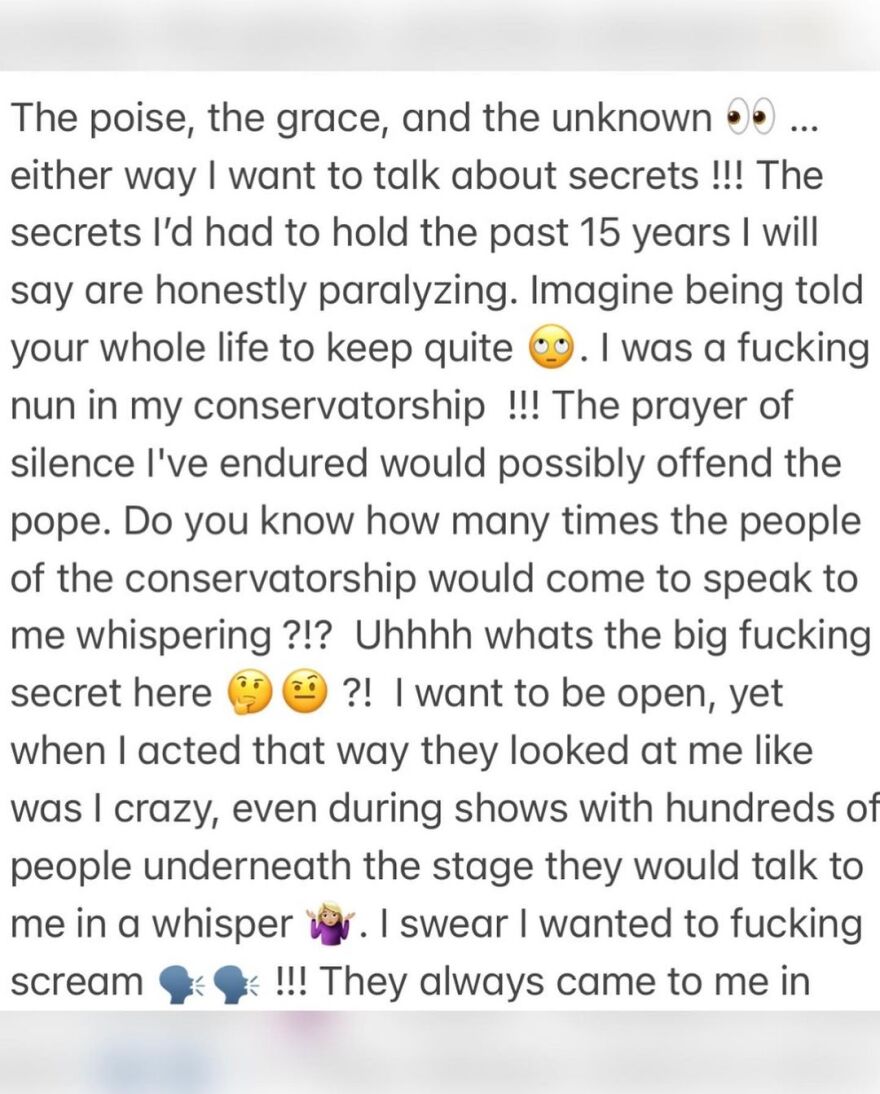 Η Μπρίτνεϊ Σπίαρς δείχνει το πέπλο του νυφικού της και ξεσπά ξανά για την οικογένειά της - «Τα δύσκολα τελείωσαν»