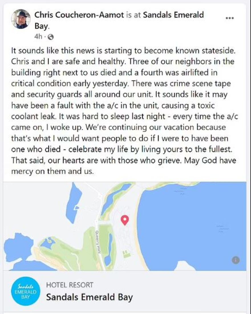 Μπαχάμες: Μυστήριο με τον θάνατο τριών Αμερικανών τουριστών σε πολυτελές θέρετρο - Τους σκότωσε το κλιματιστικό;