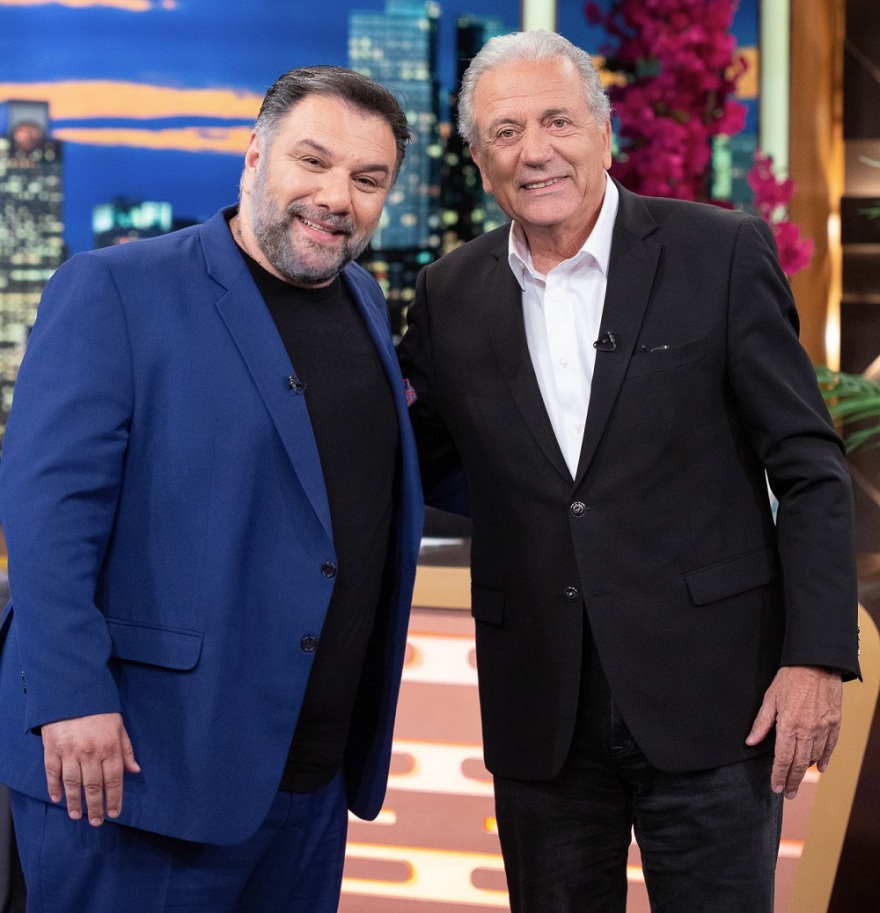 To «The 2Night Show» υποδέχεται τον Δημήτρη Αβραμόπουλο και τη Μαρία Γεωργιάδου 