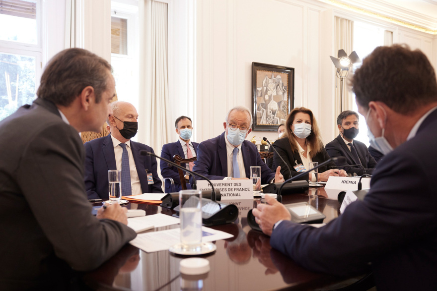 Μητσοτάκης - Συναντήθηκε με Γάλλους επιχειρηματίες: Είναι αλήθεια πως η Ελλάδα έχει επιστρέψει