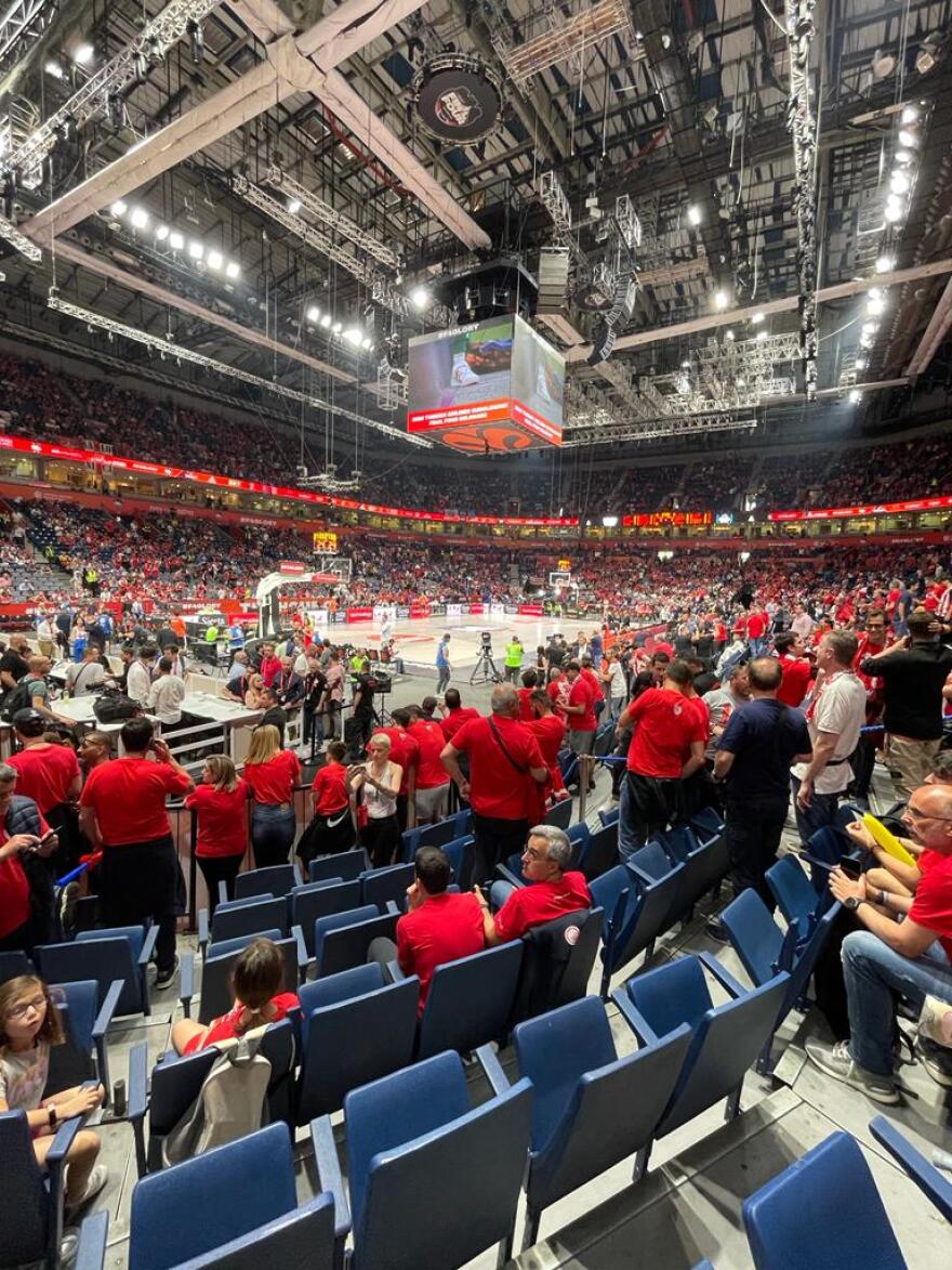 Euroleague: Κατάληψη από τους οπαδούς του Ολυμπιακού στη Stark Arena