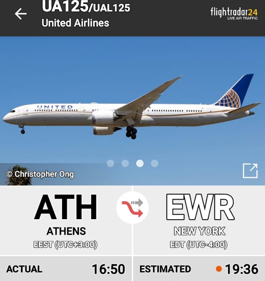 Προσγειώθηκε η πτήση της United στο Κεφλάβικ της Ισλανδίας