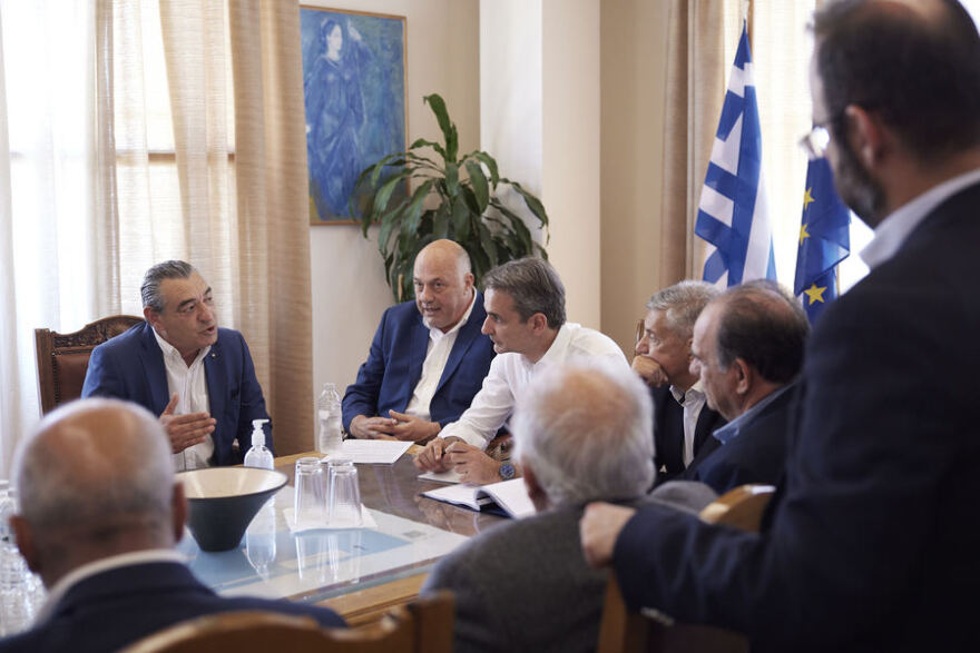 Συνάντηση Μητσοτάκη με 8 δημάρχους της Μαγνησίας: Δεν βλέπουμε κόμματα στη συνεργασία μας με την Τοπική Αυτοδιοίκηση