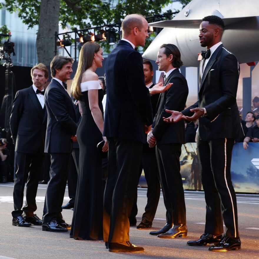 Top Gun: Στην πρεμιέρα της ταινίας ο πρίγκιπας Ουίλιαμ και η Κέιτ Μίντλετον