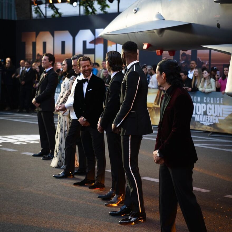 Top Gun: Στην πρεμιέρα της ταινίας ο πρίγκιπας Ουίλιαμ και η Κέιτ Μίντλετον