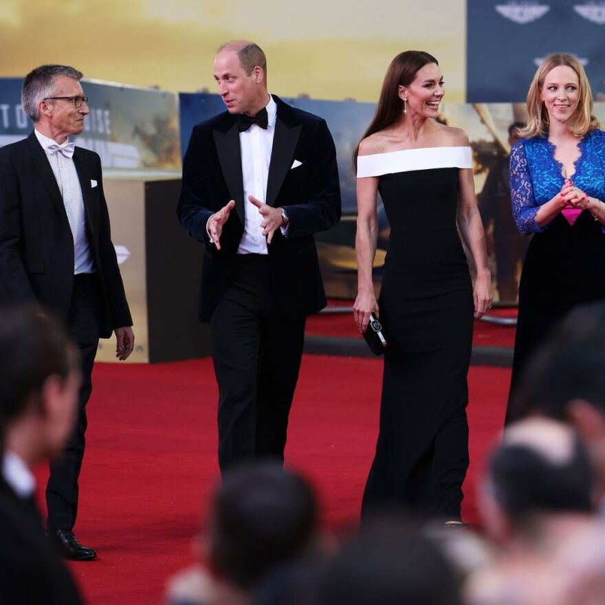 Top Gun: Στην πρεμιέρα της ταινίας ο πρίγκιπας Ουίλιαμ και η Κέιτ Μίντλετον