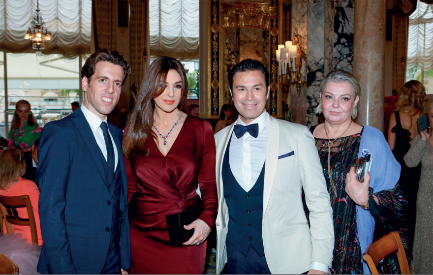 Με τη Μόνικα Μπελούτσι στο Μονακό 