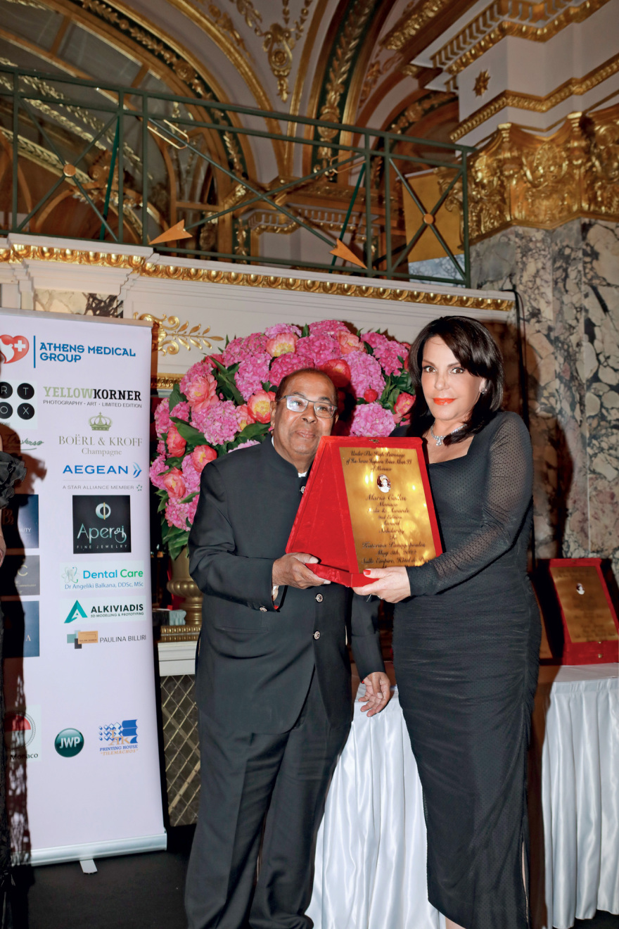 Με τη Μόνικα Μπελούτσι στο Μονακό 