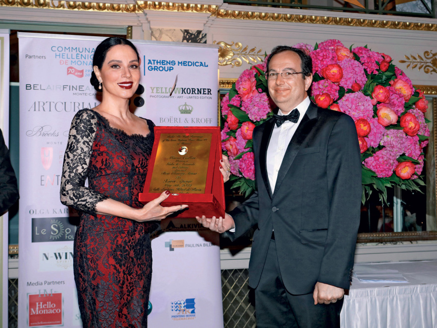 Με τη Μόνικα Μπελούτσι στο Μονακό 