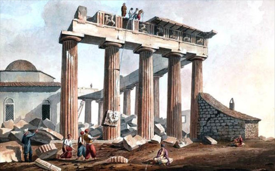 Από το 1816 Βρετανοί βουλευτές ζητούσαν την επιστροφή των αρχαιοτήτων που έκλεψε ο Έλγιν από τον Παρθενώνα