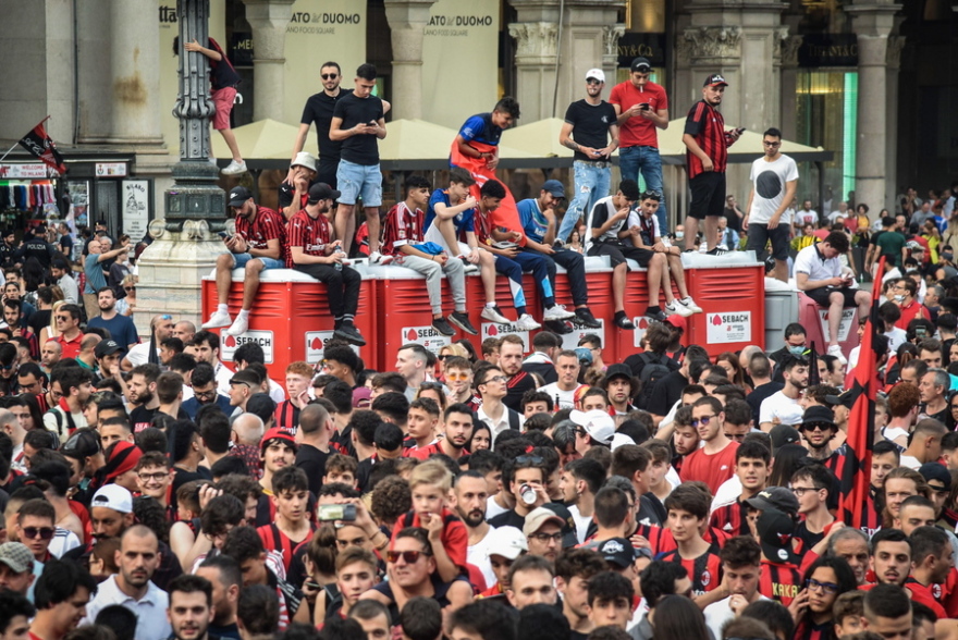 Μίλαν: Η απονομή του πρωταθλήματος 