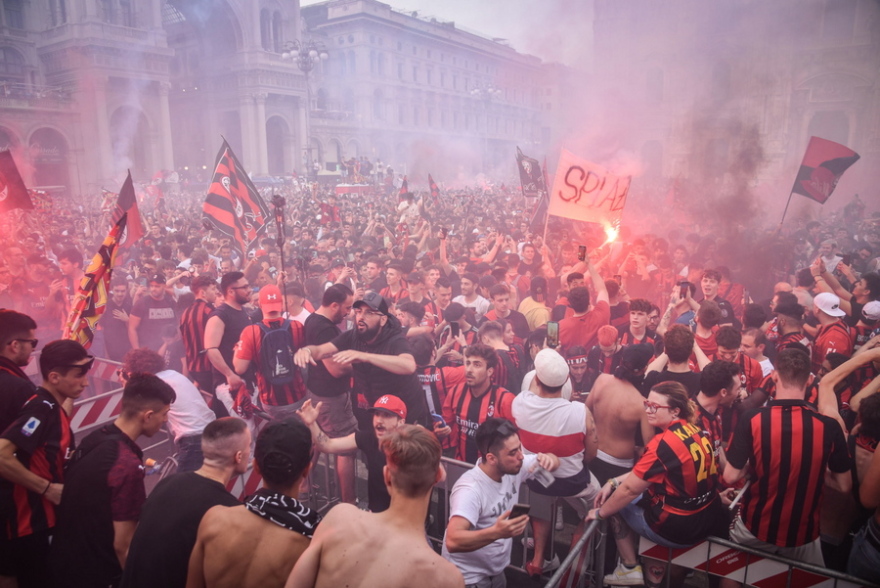 Μίλαν: Η απονομή του πρωταθλήματος 