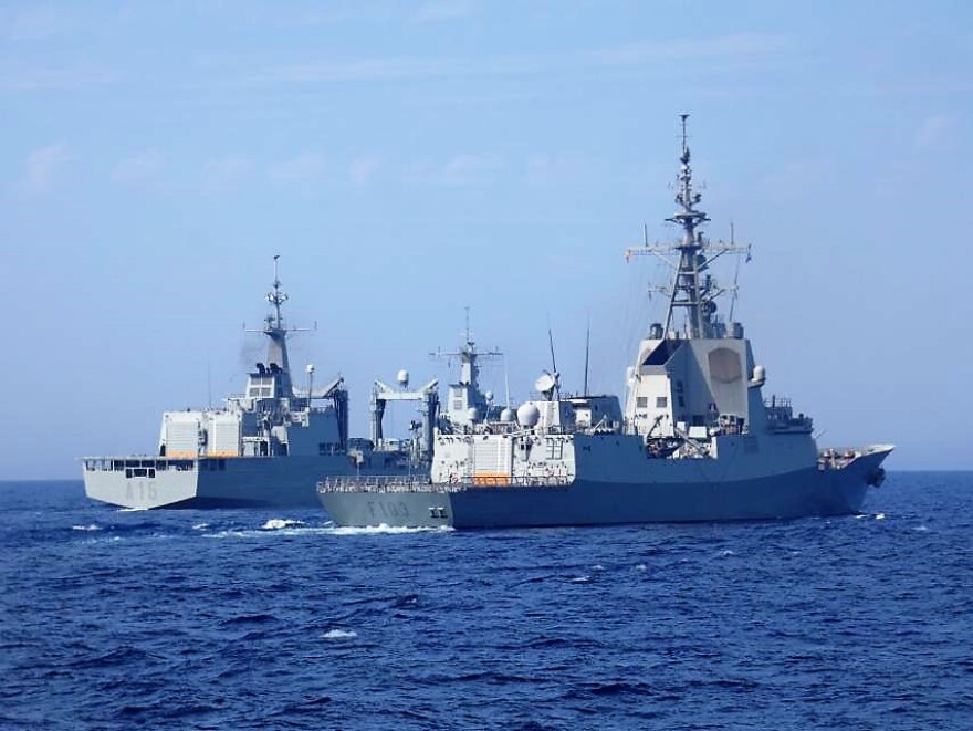 Πολεμικά πλοία και μαχητικά της Πολεμικής Αεροπορίας έκαναν συνεκπαίδευση με ΝΑΤΟϊκές μονάδες σε Κάρπαθο-Καστελόριζο - Φωτογραφίες