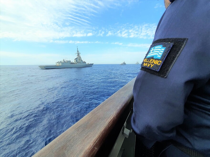 Πολεμικά πλοία και μαχητικά της Πολεμικής Αεροπορίας έκαναν συνεκπαίδευση με ΝΑΤΟϊκές μονάδες σε Κάρπαθο-Καστελόριζο - Φωτογραφίες