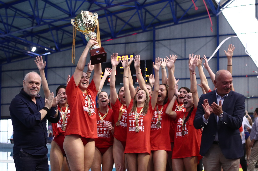 Ολυμπιακός: Καρέ τίτλων  στο πόλο γυναικών 