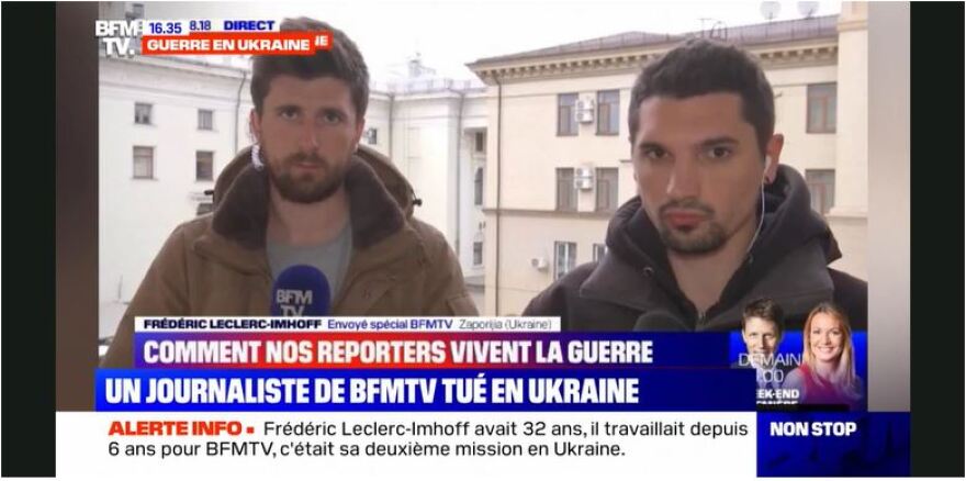 Πόλεμος στην Ουκρανία: Aπό θραύσματα που πέρασαν το παρμπρίζ σκοτώθηκε ο Γάλλος δημοσιογράφος