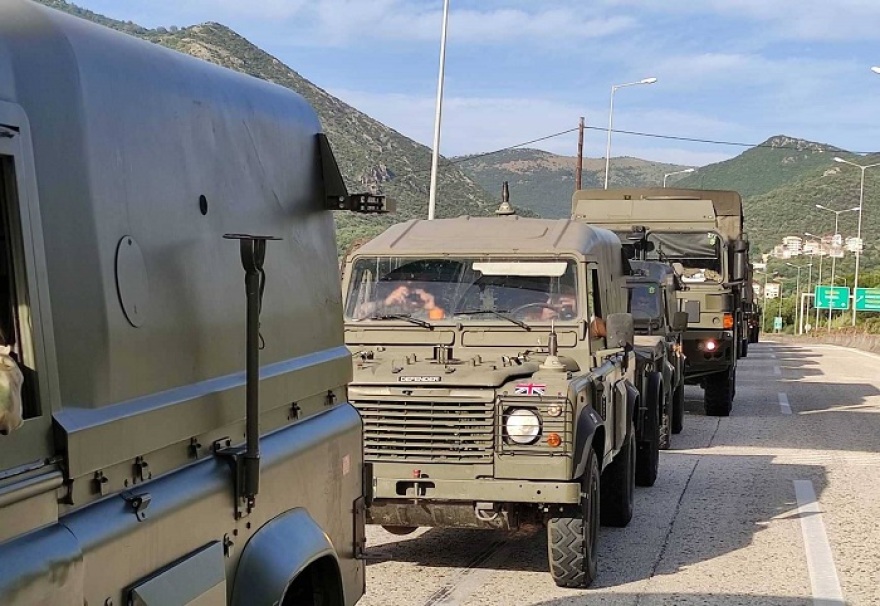 Ηγουμενίτσα: Μπλόκο από μέλη του ΚΚΕ σε νατοϊκή φάλαγγα